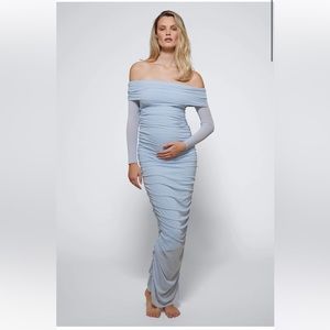 Bumpsuit Mesh Maternity Dress